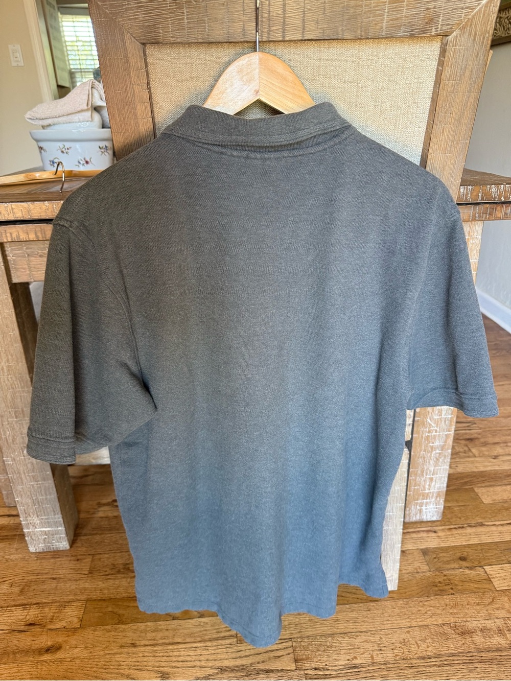 Jos. A. Bank Men's Charcoal Pique Polo - Picture 2 of 3